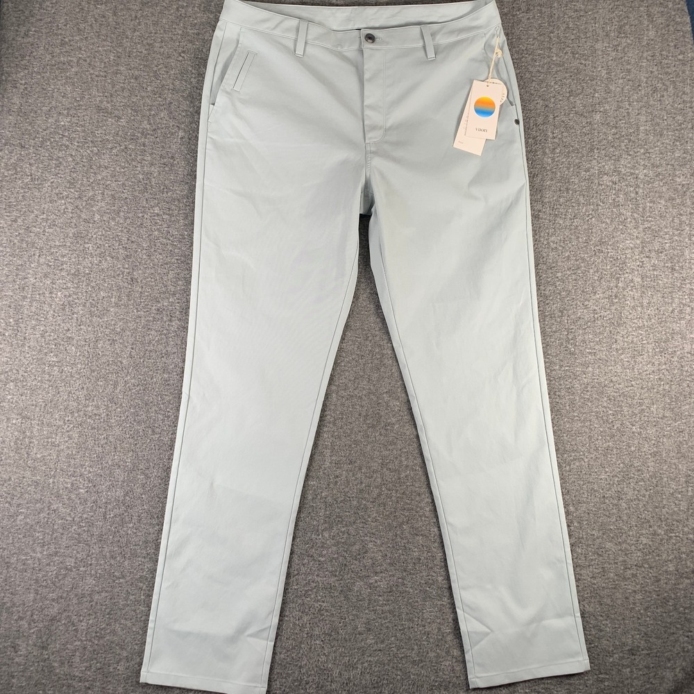 Vuori Chino Pants Men 36x32 Cascade Tech Slim Modern Trousers Preppy NEW